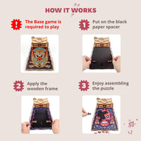 iDventure CluePuzzle Pyramid of the Sun 3D birch wood puzzle box with Aztec design - view 8