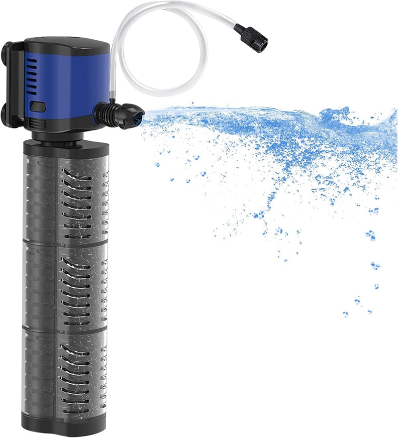 Aquarium Filter for 55-150 Gal. Tank Crystal 300GPH Biochemical - JQP-2500F-660GPH(for 100-300 Gallon)