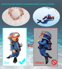 2-Pack Floating Little Diver - Blue&blue - image 3