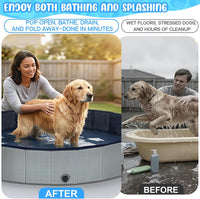 Dog Kiddie Pool for Small Medium Large Dogs, Multiple Pets - 63"x11.8" - image 3