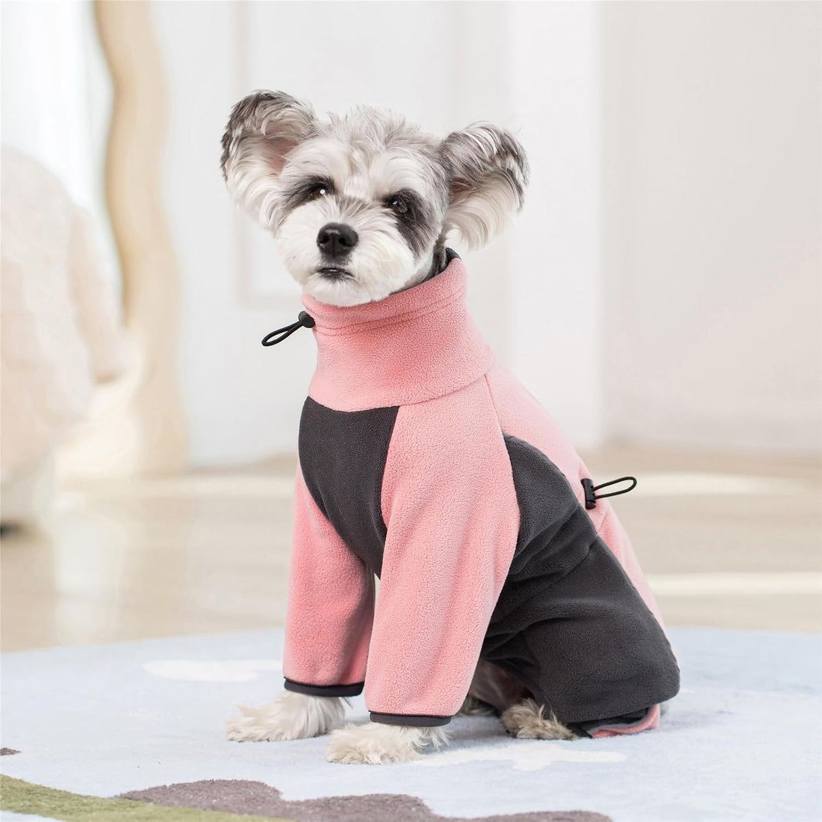 Fleece Dog Coat for Small Medium Dog - Pink / XXL - image 2