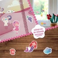 Stick4Ever Jelly Sticker Book, for Kids, Waterproof - Wonderland - image 2