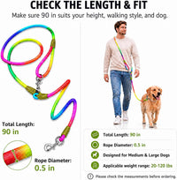 Hands Free Dog Leash Crossbody Dog Running Leash Handsfree Pet Rope - Multicolor / For Single Dog - image 4