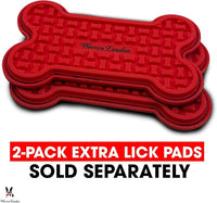 Distract-A-Hat ™ by Warren London - Dog Grooming Distraction Lick Hat for Nail Clipping and Grooming – Adjustable Fit with Adhesive Dog Lick Pad, Spreader & Cleaning Brush Included