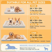Cooling Mat for Dogs, 28"x 19" Thick & Durable Dog Cooling Mat - Light Gray / M - image 2