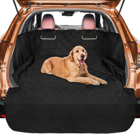 SUV Cargo Liner for Dogs, Trunk Cover with Bumper Flap Protector - Black with Pockets / Large / Full-Size Series