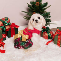 Fitwarm Halloween Pumpkin Dog Dress - X-Small / Merry Woofmas - image 4