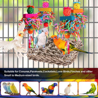 Parakeet Toys Bird Toys Conure Toys Birdcage Stands Bird Foraging - image 3