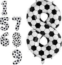 40'' Purple K-pop Number 5 Balloon for Girl 5th Birthday Party - Soccer / Number 8 - XXL