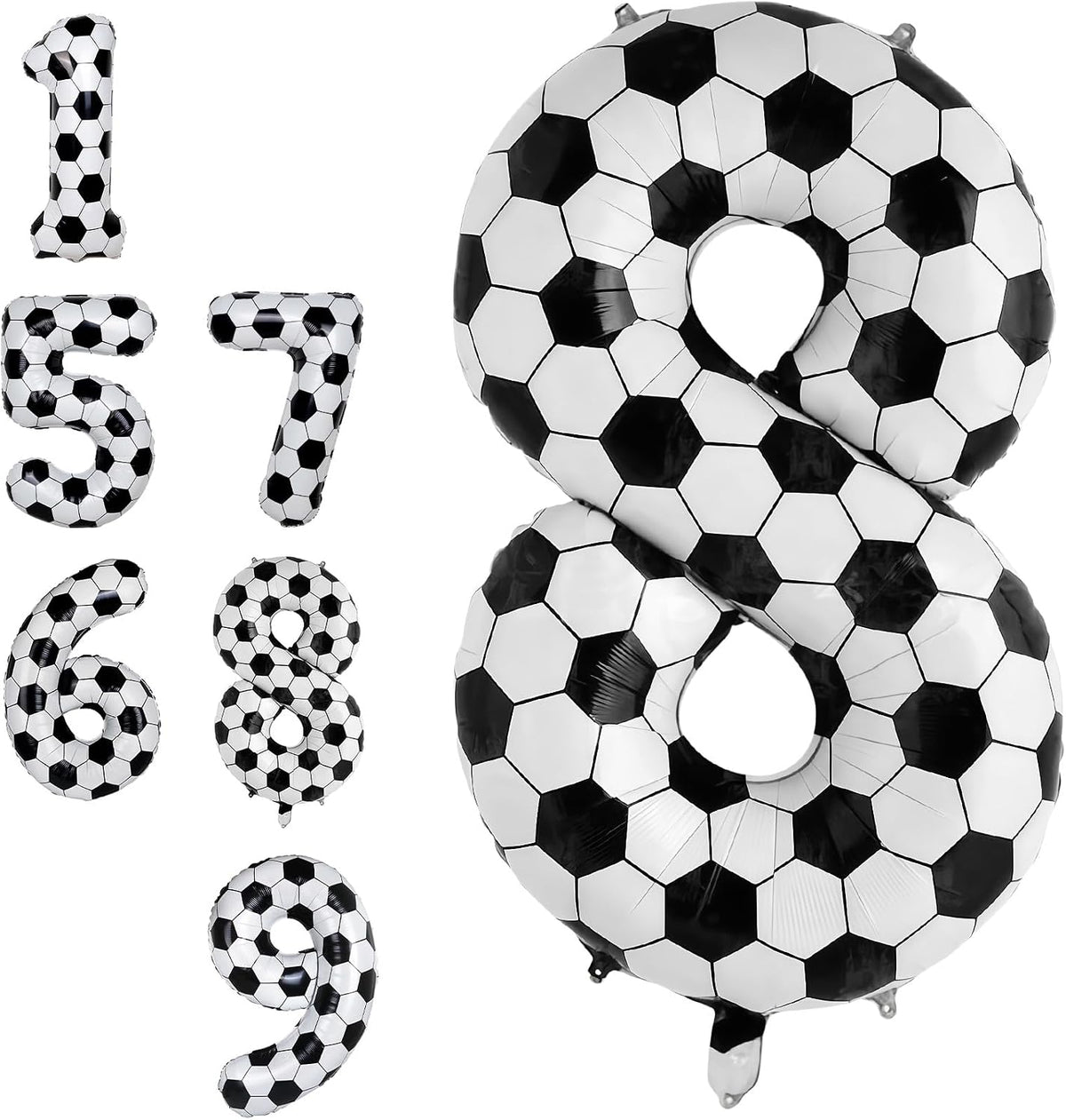 40'' Purple K-pop Number 5 Balloon for Girl 5th Birthday Party - Soccer / Number 8 - XXL