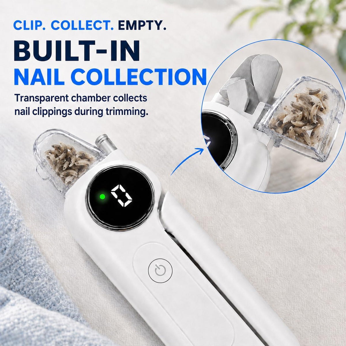 Candure Pet Nail Clippers - White / Large to Medium pets - image 3