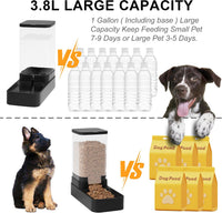 Automatic Cat Feeder and Water Dispenser in Set with Pet Food Bowl - 3.8L - image 3