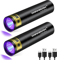 DARKBEAM Flashlight UV Black Light 395 NM, Mini but Powerful USB