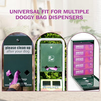 Sherr 20 Boxed Rolls 4000 Counts Dog Poop Bags Bulk Leak Proof Dog Waste Bags Universal Pet Doggy Waste Poop Box for Puppy Pets Outdoor Walking and Travel, 20 Rolls of 200 (Purple)