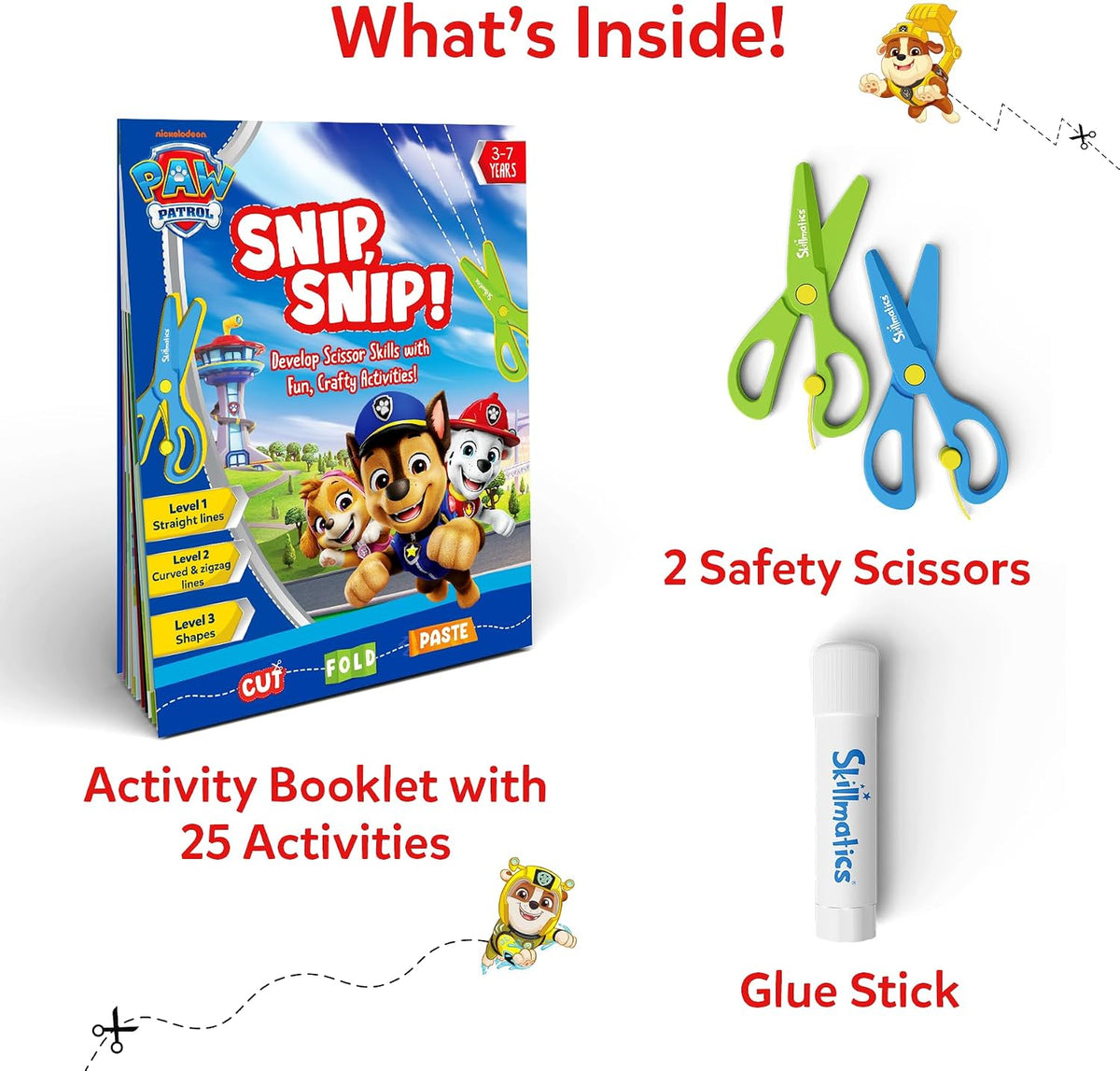 Skillmatics Snip, Scissor Skills, Felt Craft Activity - 2. PAW Patrol - image 2