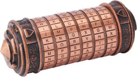 FUNDASTIC Da Vinci Code cryptex puzzle box in zinc alloy with five letter rings - view 3