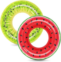 Jasonwell Inflatable Pool Floats Kids - Watermelon Red Green / Large / 2
