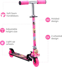Voyager 2 wheel kids kick scooter with light up LED wheels and Minecraft design - view 6