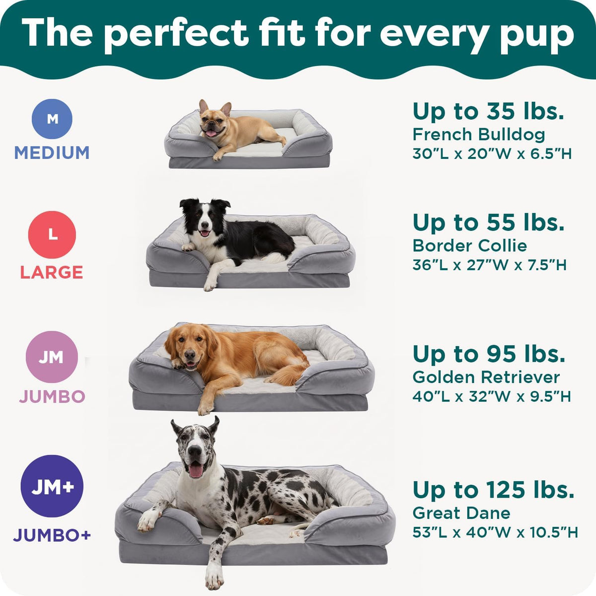FurHaven Cooling Gel Dog Bed for Large Dogs - Jumbo / Granite Gray - image 4
