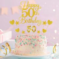 44PCS Halloween Cake Toppers with Spider Bat Castle Pumpkin Skull - 50th - image 2