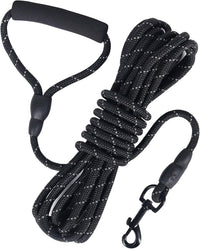 Vivifying Floating Long Dog Leash - 20ft / Black