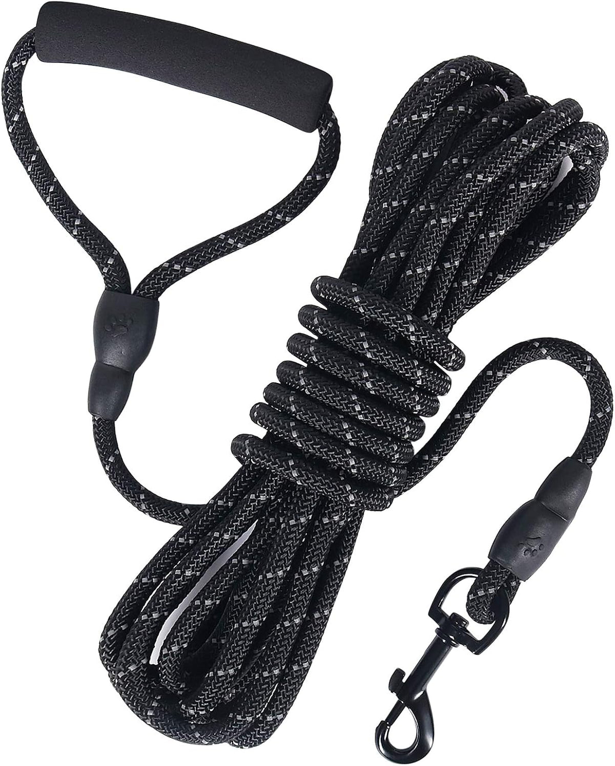 Vivifying Floating Long Dog Leash - 20ft / Black