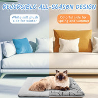 2 Pack Self Warming Cat Dog Bed Pad - Grey / 21" X 14" / Double Star - image 4
