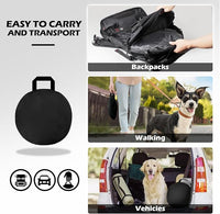 Cat Tent Outdoor, Pet Enclosure Tent Suitable for Cats and Small Animals, Indoor Playpen Portable Exercise Tent with Carry Bag（Black）
