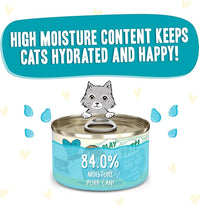 Weruva B.F.F. Play - Best Feline Friend Paté Lovers, Aw Yeah!, Chicken & Turkey Topsy Turvy with Chicken & Turkey, 2.8oz Can (Pack of 12)