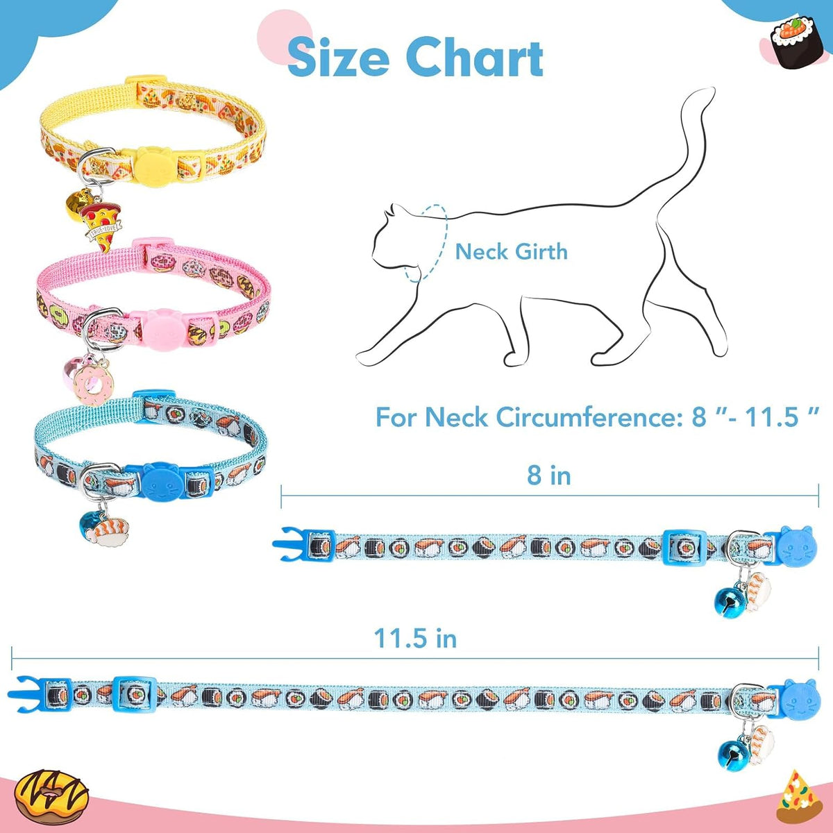 BINGPET Halloween Cat Collar Breakaway - Food - image 4