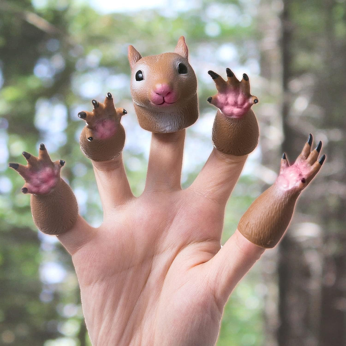 Squirrel Finger Puppet Set - image 4