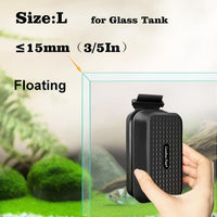 Aquarium Small Magnetic Cleaner for Glass Fish Tank Algae Scraper - L / Black - image 2