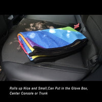 Car Seat Cover Protector Front Seats,for Gym Workout,Running,Swimming,Beach and Hiking,Waterproof Sweat Towel Bucket Seat Covers for Cars SUV Trucks (Rainbow, 1Pcs)