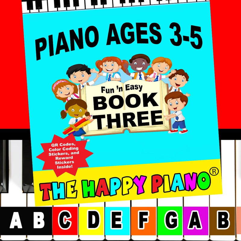 The Happy Piano Toddler Piano Book 1 Kit for Kids Ages 3-5 - Book 3