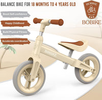 Bobike Toddler Balance Bike Toys for 1 to 4 Year Old Girls Boys - BEIGE - image 2