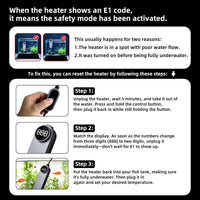 Small Fish Tank Heater, Mini Aquarium Heater - 300w for 35 to 70 gallon tank - image 4