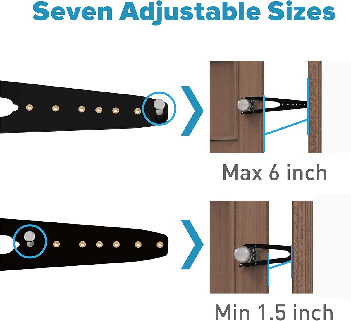 Neobay Cat Door Latch with Stabilizer - Black 1 Pack - image 4
