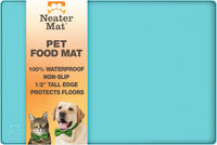Neater Pet Brands Neater Mat Cat & Dog Food Mat - 19"L x 12"W / Aquamarine - image 4
