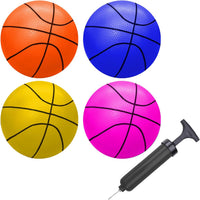 ABAJI 5 inch mini rubber basketball for kids with hand pump and needle - view 4