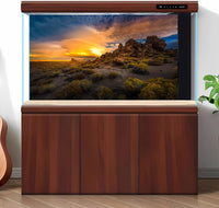 Reptile Tank Backdrop Sunset Desert Terrarium Background Saguaro - 30(W)x18(H)inches/ 75(W)*45cm(H) / Oasis Green - image 2