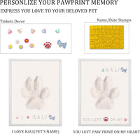 MYPAWLETS Clay Paw Print Kit for Dog Cat - Medium-Large White - image 4