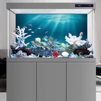 24x16 in Undersea Aquarium Backdrop Underwater World Fish Tank - 36x20in/90x50cm - image 2