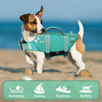 EMUST Dog Life Jacket, Waterproof, Breathable - Medium / Turquoise - image 3
