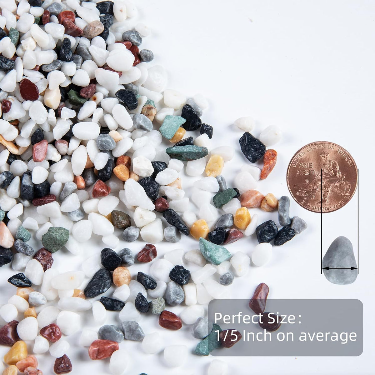 Silica Gravel, Multi-Purpose Mixed Silica Sand for Fire Pits - 5LB / Countryside No Wax - image 2