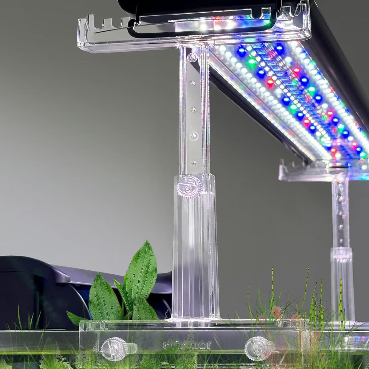 driamor Aquarium Light Holder Adjustable - Clear (Large Size)