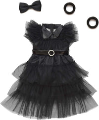 18 Inch Doll Clothes Black Party Dress Costume Accessories for 18