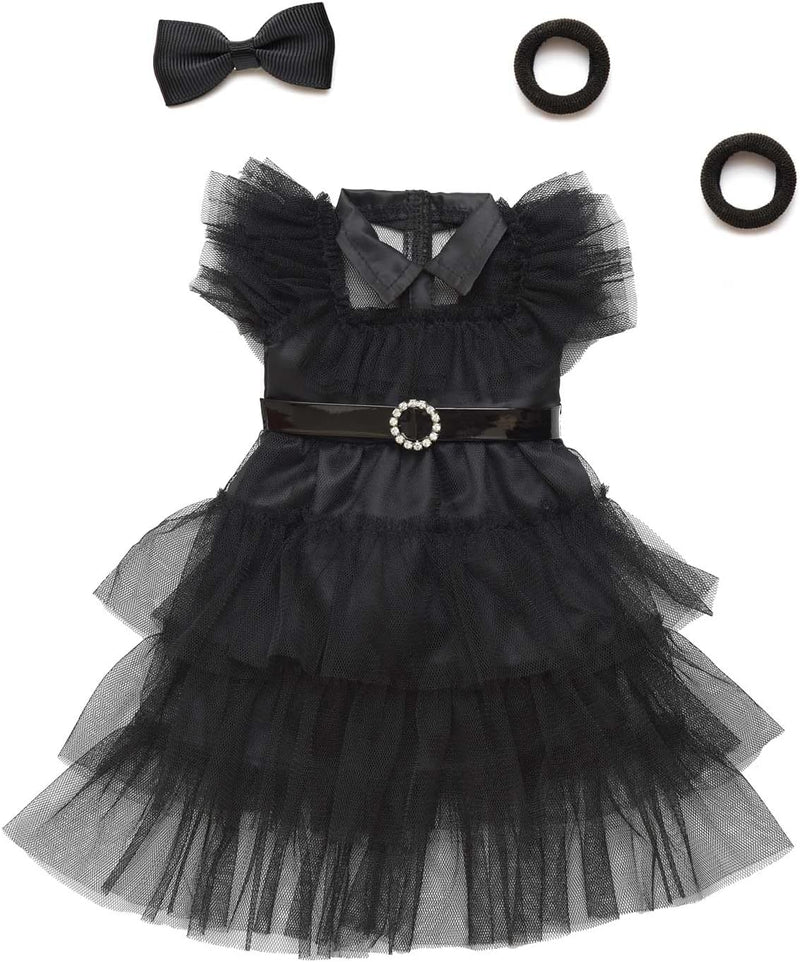 18 Inch Doll Clothes Black Party Dress Costume Accessories for 18