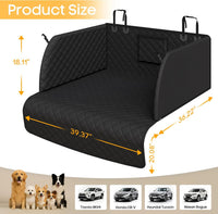 SUV Cargo Liner for Dogs, Pet Trunk Cover with Cushioned Sides – Essentials for Dogs - black / M - image 2