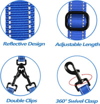 Double Dog Leash, No Tangle Dual Leash - Blue - image 4