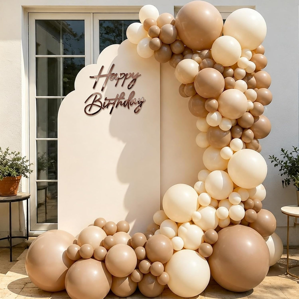 Happy Birthday Sign for Backdrop - Acrylic / Acrylic Bronze - image 4